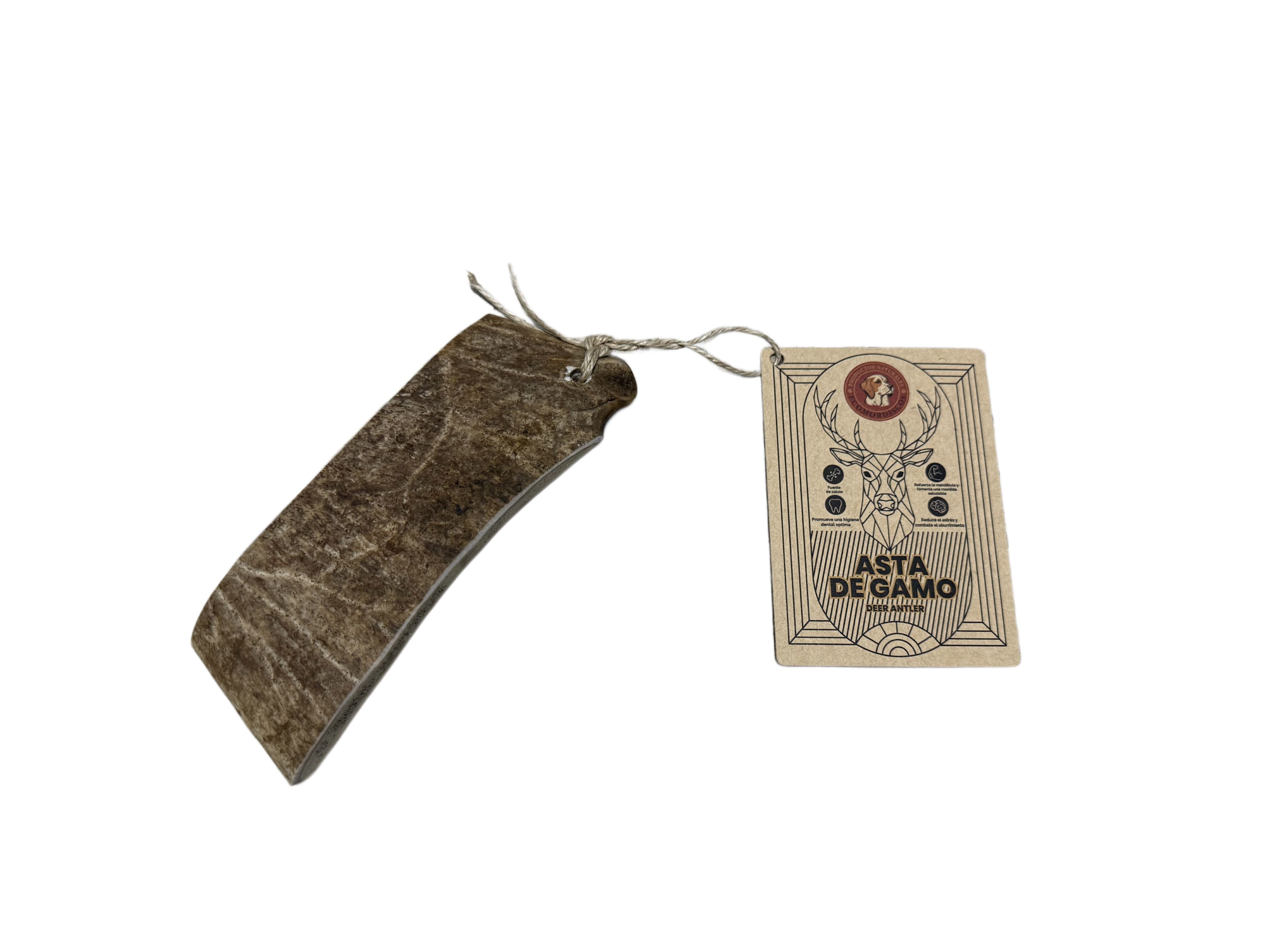 Asta de Gamo Natural para Perro &ndash; 100% Natural, Cuerno Masticable Duradero, Hueso Mordedor para Perros, Juguete Dental Antiestr&eacute;s, Apto para Interior (L), , large Imagen numero 6