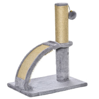 PawHut Rascador para Gatos Gris