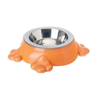 Vigar Pets Club Comedero Naranja grande para mascotas