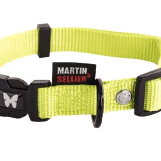 Martin Sellier Collar Verde para Perros