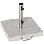 Outsunny Base de Sombrilla Exterior Universal 25 kg de Mármol con 2 Ruedas y Asa de Transporte Tubo de Ø35/38/48 mm Soporte de Parasol para Jardín Balcón Patio 40x40x36 cm Gris, , large indicador imagen numero 1
