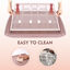 Nobleza - Bandeja de Entrenamiento WC para Perros, Soporte para Almohadilla para Mascotas, Inodoro de Plástico con Poste Extraíble para Perros y Gatos, Color Marrón, Talla S, (60,5 * 39,5) cm, , large indicador imagen numero 4