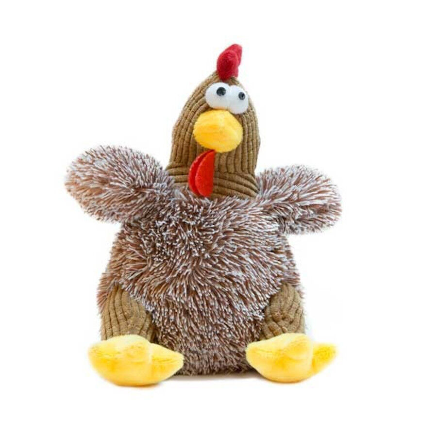 Juguete gallina marr n de peluche TK Pet Janis Tiendanimal