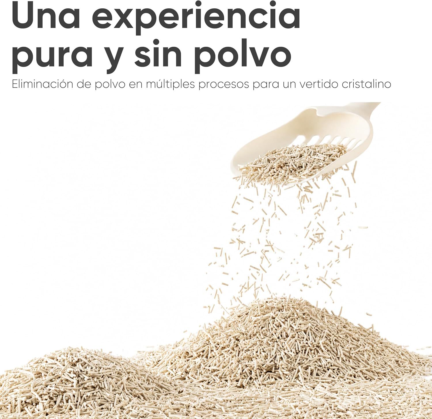 Fukumaru Arena de Tofu para Gatos sin Perfume 2,7 kg &ndash; Aglomerante, Casi sin Polvo y Soluble en Agua - Pack 4 x 2,7 kg (10,8 kg), , large Imagen numero 3