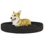 Vidaxl cama redonda acolchada negra para perros, , large indicador imagen numero 3