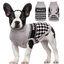 Nobleza - Jersey perro Pequeño, Jersey Elástico para Perros con Cuello Alto, Suéter Tipo Jersey para Perros Pequeños, Ropa de Abrigo de Ganchillo de Punto para Perros Pequeños Medianos (Gris, L), , large indicador imagen numero 1