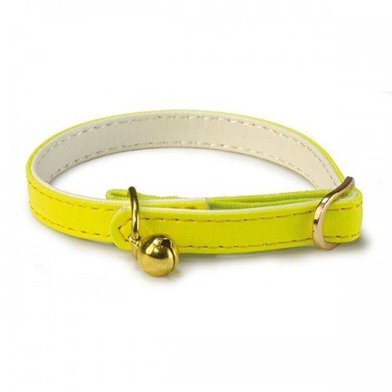Collar reflectante para gatos color Amarillo