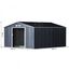 Caseta cobertizo de acero galvanizado color Gris Oscuro, , large indicador imagen numero 3