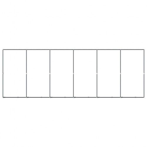 Vidaxl perrera con techo protector negro para perros thumbnail