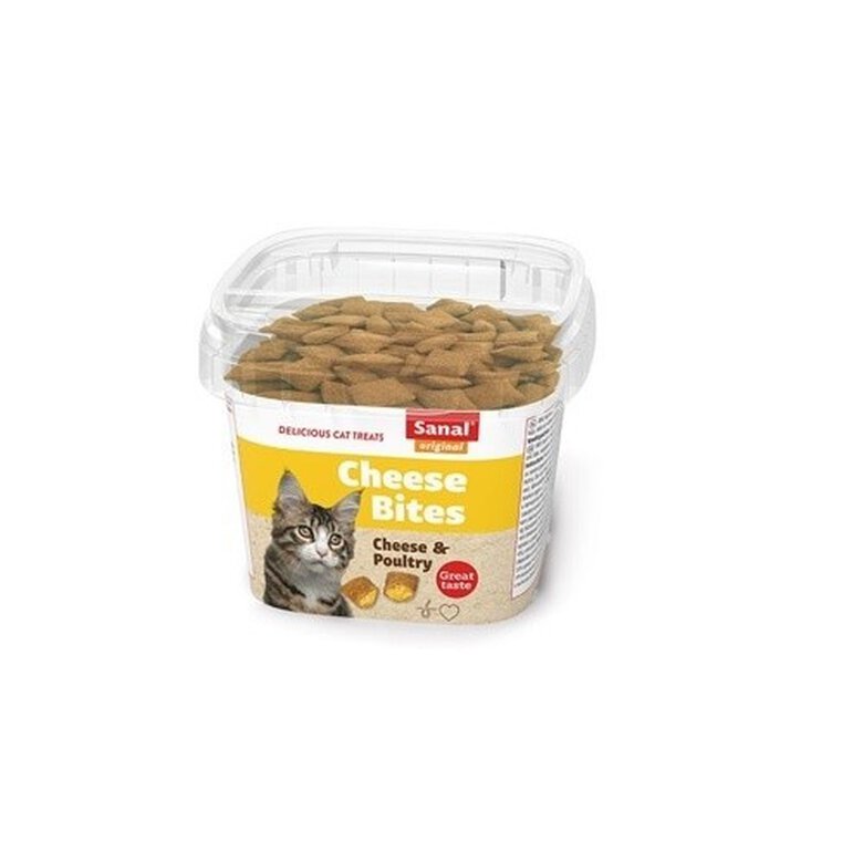 Sanal bote cheese bites snack sabor queso para gatos, , large image number null