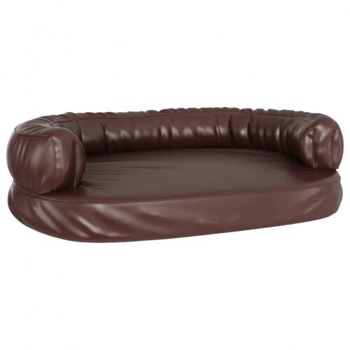 Vidaxl cama rectangular marr&oacute;n para perros, , large Imagen numero 3