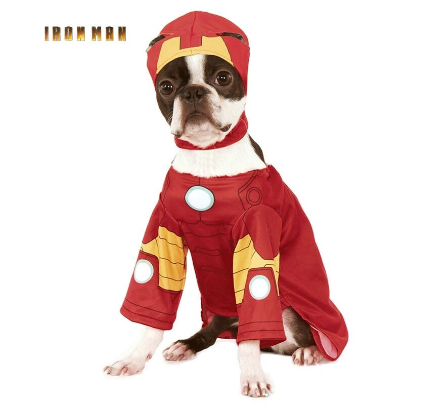 Disfraz de Iron Man con gorro para perro, , large Imagen numero 1