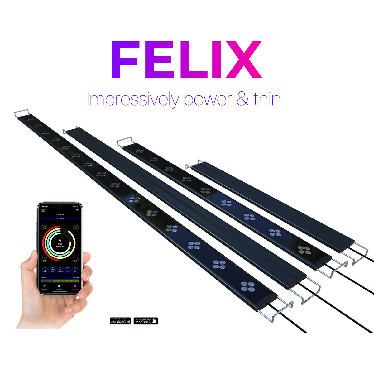 Micmol Luz Led Felix 1200 para Acuarios