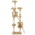 Rascador grande con postes color Beige Huellas, , large image number null