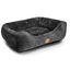 Nobleza Cama Perro, Cama para Perro Lavable, Cama de Perros Medianos Antideslizantes con Relleno de Fibras Super Suave, Cama para Mascotas Pequeños, Negro, M, 67*57cm, , large indicador imagen numero 1