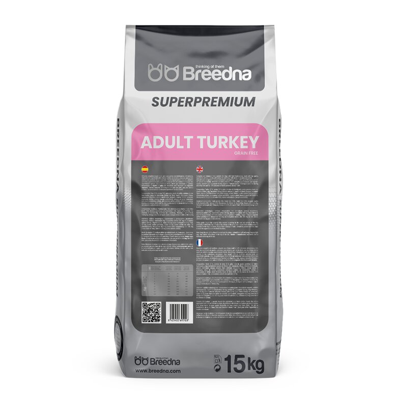 Breedna Pienso para perros Grain Free Turkey, , large image number null