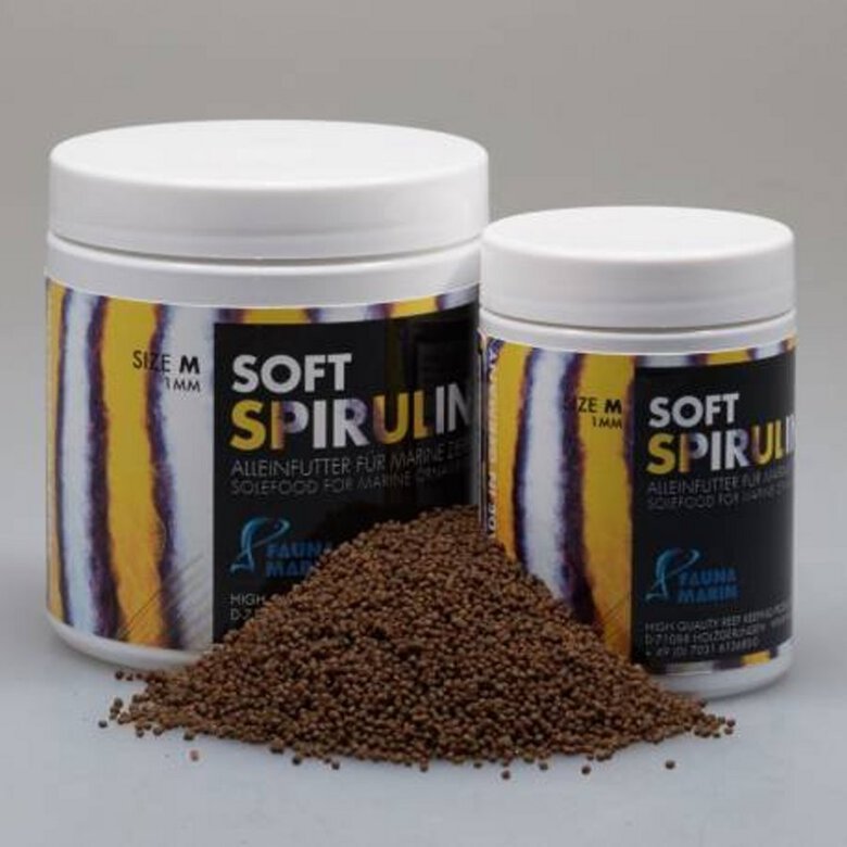 Fauna Marin FM Soft Spirulina Alimento completo para peces corales, , large image number null