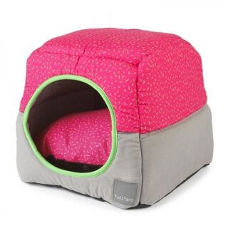 Cama iglú Juicy Bed Fuzzyard para gatos color Rosa