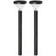 Outsunny 2 Lámparas de Camino de Pie Altura 91,5 cm con Luces LED Solares Sensor de Noche Crepuscular y Brillo Variable Set de 2 Faroles de Jardín IP44 para Patio Parque Exterior Negro, , large indicador imagen numero 1