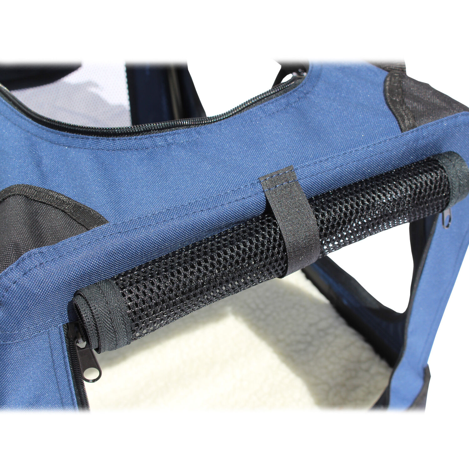 Transportin para perros plegable Yatek de entradas laterales y superiores con alta visibilidad, confort y seguridad para tu mascota, talla XXL (91,4 x 63,5 x 63,5 cm), , large Imagen numero 12