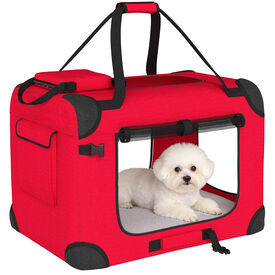PawHut Transport&iacute;n para Mascotas Rojo