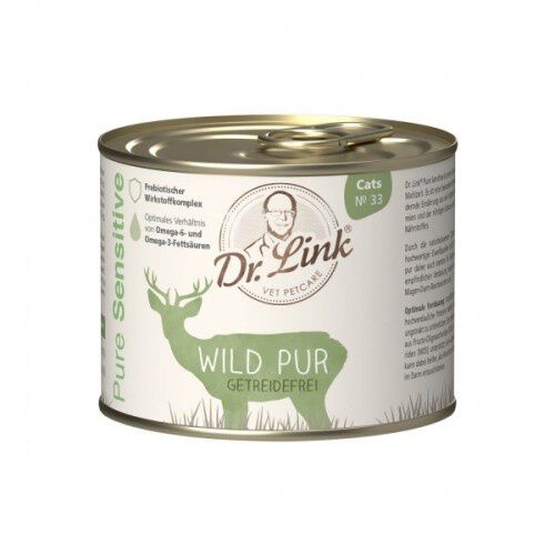 Dr. Link Pure Sensitive Wild Pur Ciervo Lata para gatos, , large Imagen numero 1