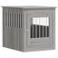 vidaXL Jaula para perros madera ingeniería gris Sonoma 64,5x80x71 cm, , large indicador imagen numero 1