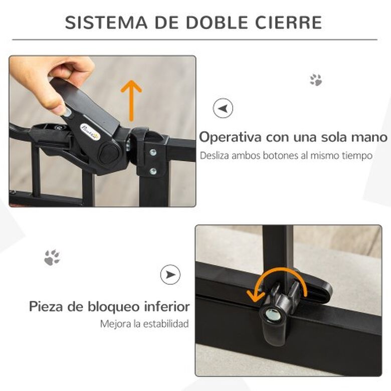 PawHut barrera de seguridad extensible para perros thumbnail