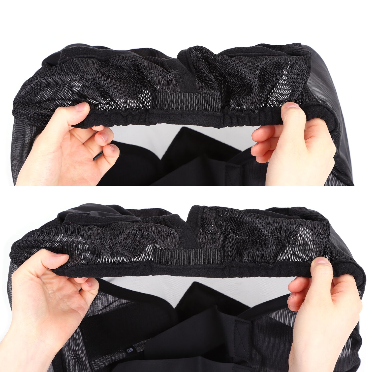 Nobleza - M&aacute;scara de Mosca con Orejas, M&aacute;scara de Caballo Transpirable Anti Mosquito, Color Negro, , large Imagen numero 4