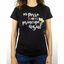 Camiseta mujer "Mi perro es mi príncipe" color Negro, , large indicador imagen numero 2