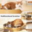 Fukumaru Set Rascador para Gatos 4 en 1 | Caja Rascadora + Camas de Cart&oacute;n Ergon&oacute;micas, Cart&oacute;n Corrugado Resistente, Protecci&oacute;n de Muebles, Ideal para Gatos de Todos los Tama&ntilde;os, , large indicador imagen numero 2