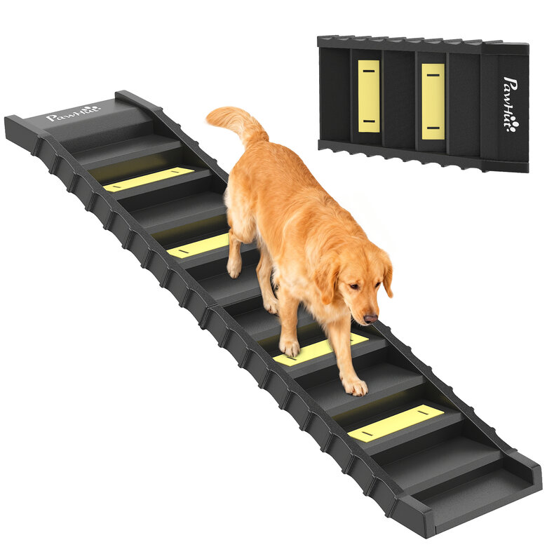 PawHut Rampa para Perros Negro