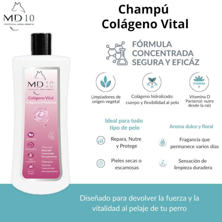 Champ&uacute; Textura con col&aacute;geno para perros olor Neutro, , large Imagen numero 2