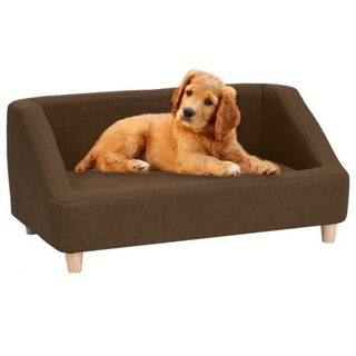 Sofá rectangular para perros color Marrón