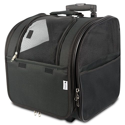 Bolso-Mochila con Ruedas y Tirador BOLSO MOCHILA CON RUEDAS Y TIRADOR NEGRO 34X28X34CM, , large Imagen numero 2