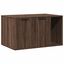 vidaXL Mueble arenero para gatos madera ingeniería marrón, , large indicador imagen numero 6
