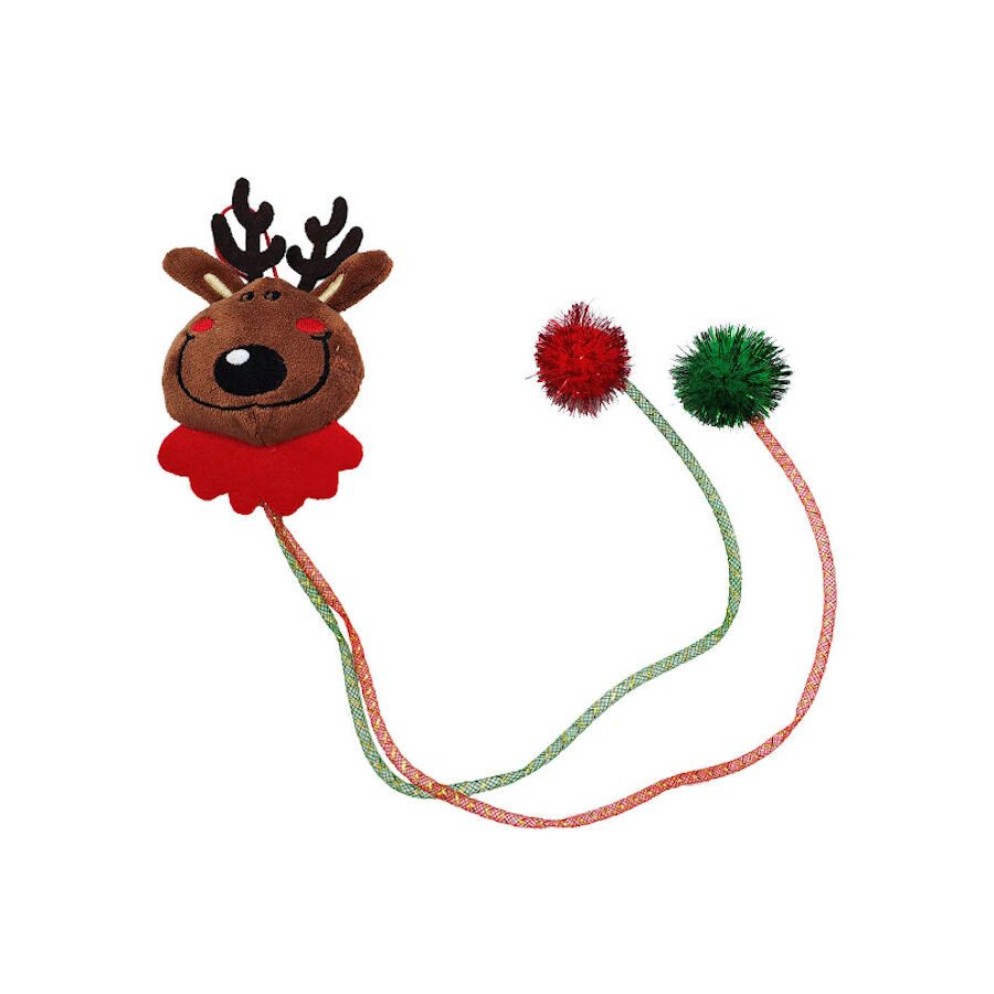 Flamingo Xmas Reno para Puerta juguete navide&ntilde;o para gatos, , large Imagen numero 1