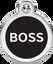 Placa identificativa Acero Inoxidable Boss Negro para perros, , large indicador imagen numero 5
