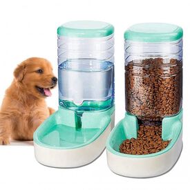 Edipets tolva comedero  automático verde para mascotas