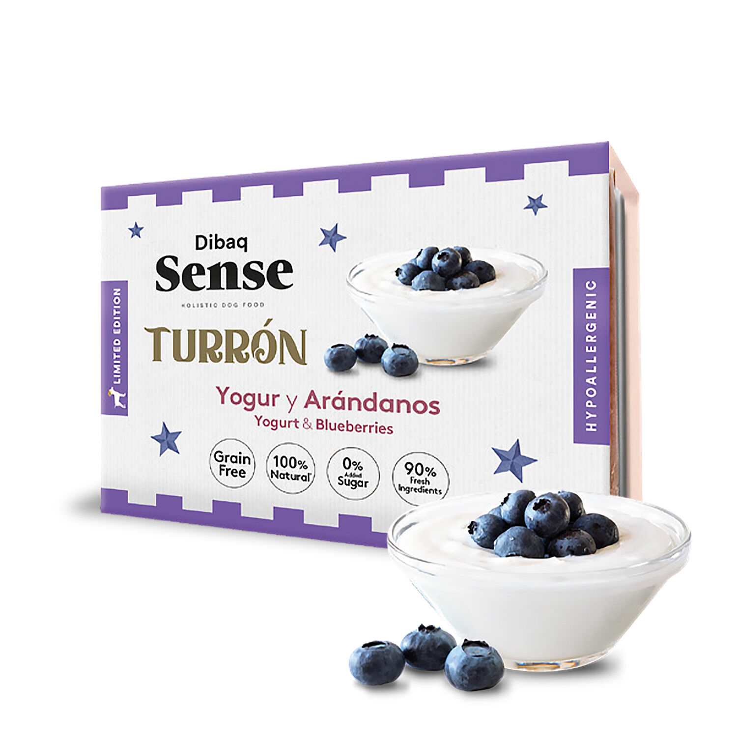 Dibaq Sense Turr&oacute;n Yogur y ar&aacute;ndanos para perros, , large Imagen numero 1