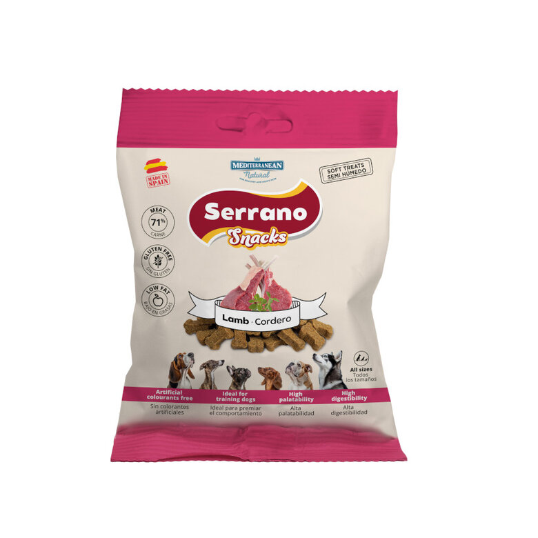 85 g Mediterranean Natural Serrano Galletas Cordero para perros