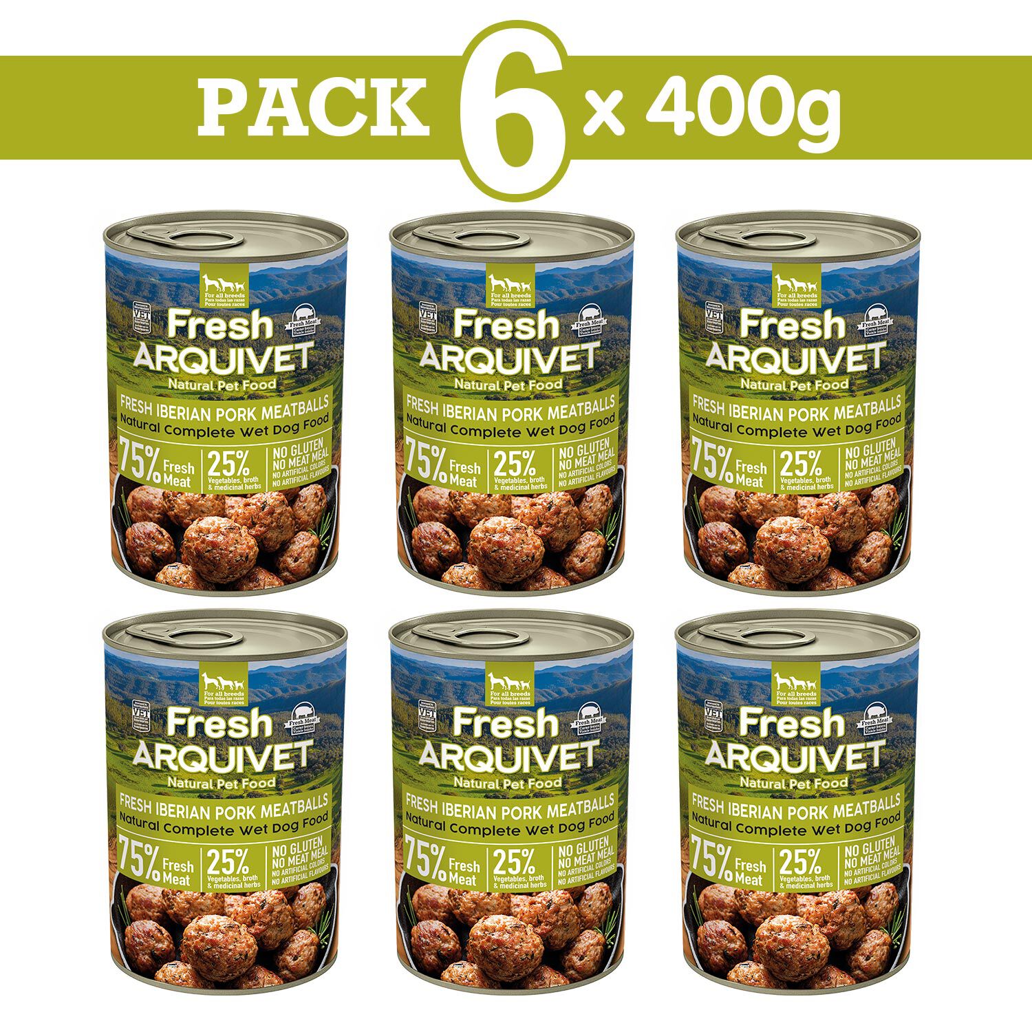 PACK 6 unidades - Fresh Iberian Pork Meatballs - Alb&oacute;ndigas con cerdo ib&eacute;rico, calabaza y jud&iacute;as verdes. - 400g, , large Imagen numero 5