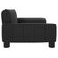 vidaXL Cama para perros de cuero sintético negra 70x45x30 cm, , large indicador imagen numero 3