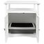 Mueble arenero kerbl para gatos color Blanco, , large indicador imagen numero 4