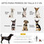 PawHut Cochecito para Mascotas Plegable Carrito para Perros y Gatos con Ventanas de Malla Cojín Lavable Correas de Seguridad Cubierta de Tela Oxford y Marco de Acero 82x47x97 cm Rojo., , large indicador imagen numero 4
