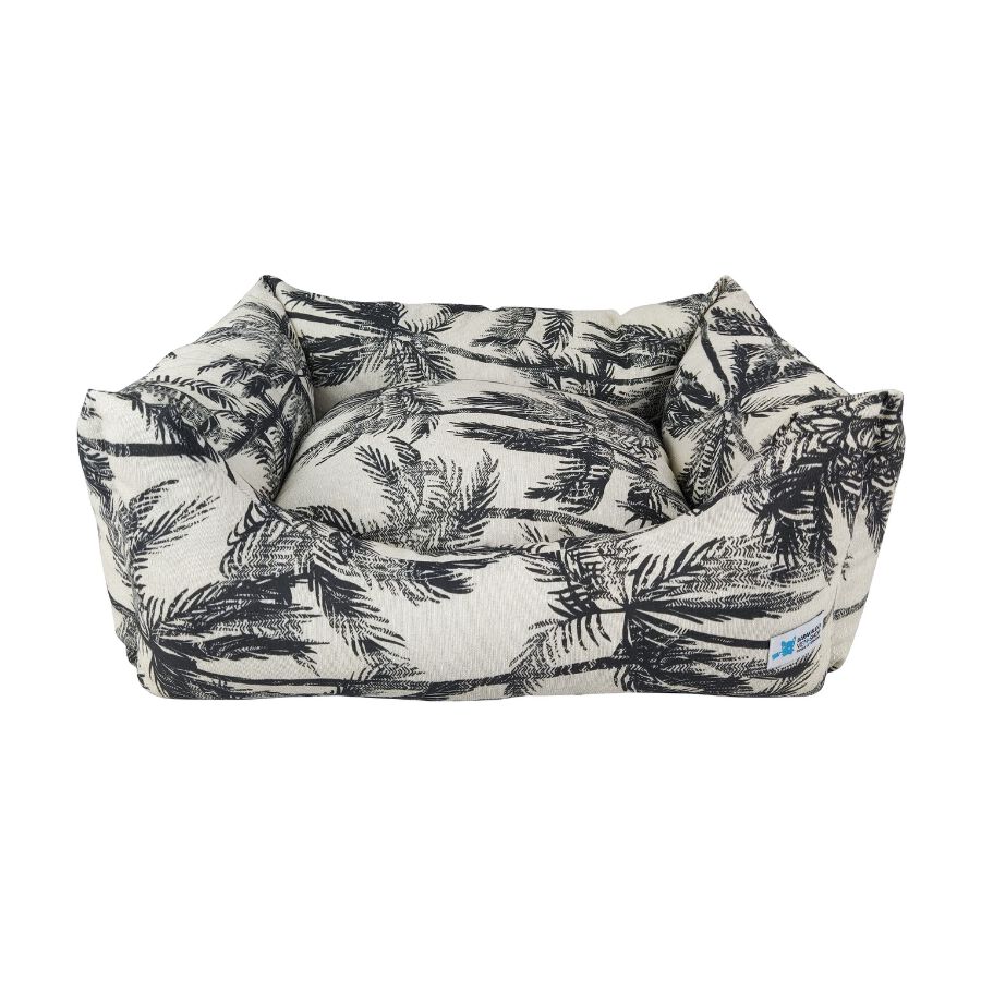 Cuna Mullida Palmeras | Cuna Mullida con dibujos de palmeras para perros y gatos en diferentes medidas., , large Imagen numero 1