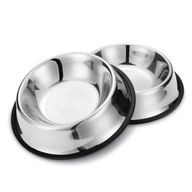 Nobleza Bebedero y Comedero de acero inoxidable para perros y gatos