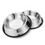 Nobleza - 2 Unidades Cuenco para Perros de Acero Inoxidable, Perros Antideslizante Tazón, Cuenco para Mascotas De Acero Inoxidable con Base De Goma Antideslizante para Perros Medianos/Grandes 25.5 CM, , large indicador imagen numero 1