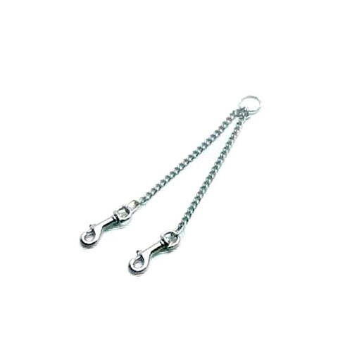 Arppe correa para perros met&aacute;lica de doble acople Imagen numero 1