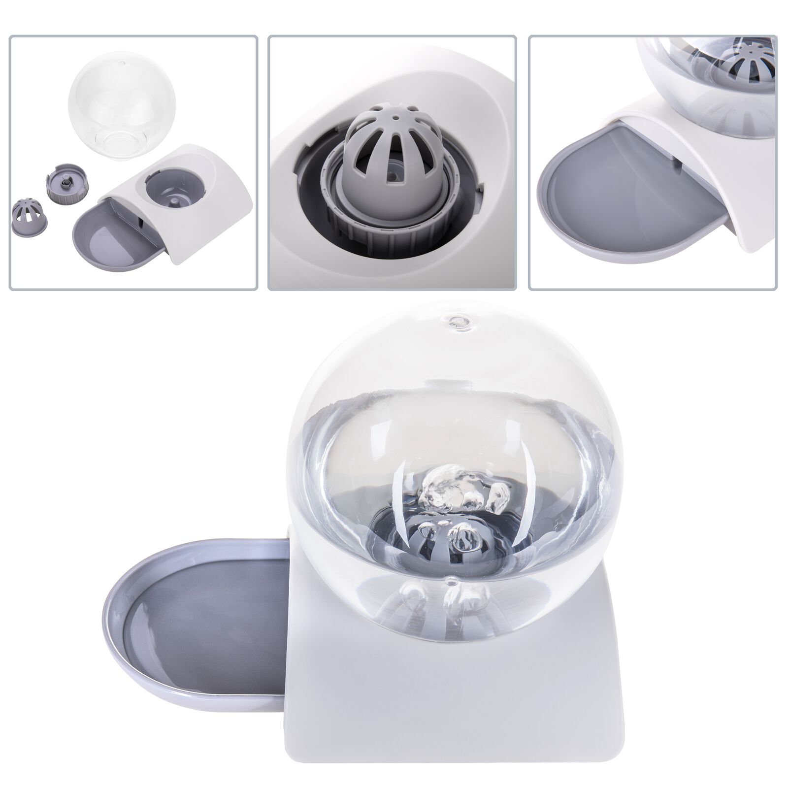 PrimeMatik Bebedero Automático Ccon Recipiente Para Mascotas thumbnail